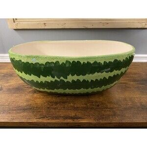 Vintage Watermelon Serving Bowl Pottery/Ceramic
